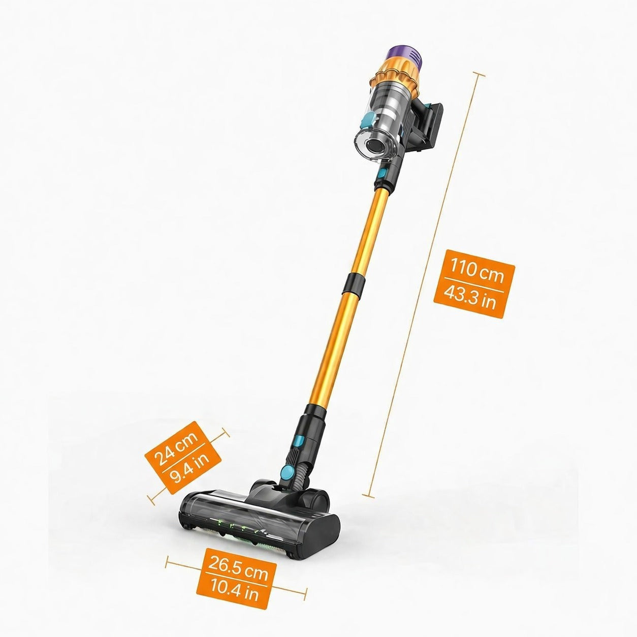 Hilio batteridriven dammsugare